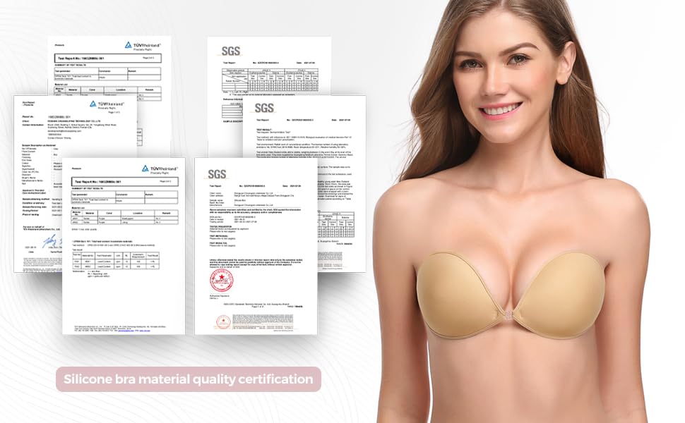 Adhesive Push-up Reusable Self Silicone Bra Inserts Black