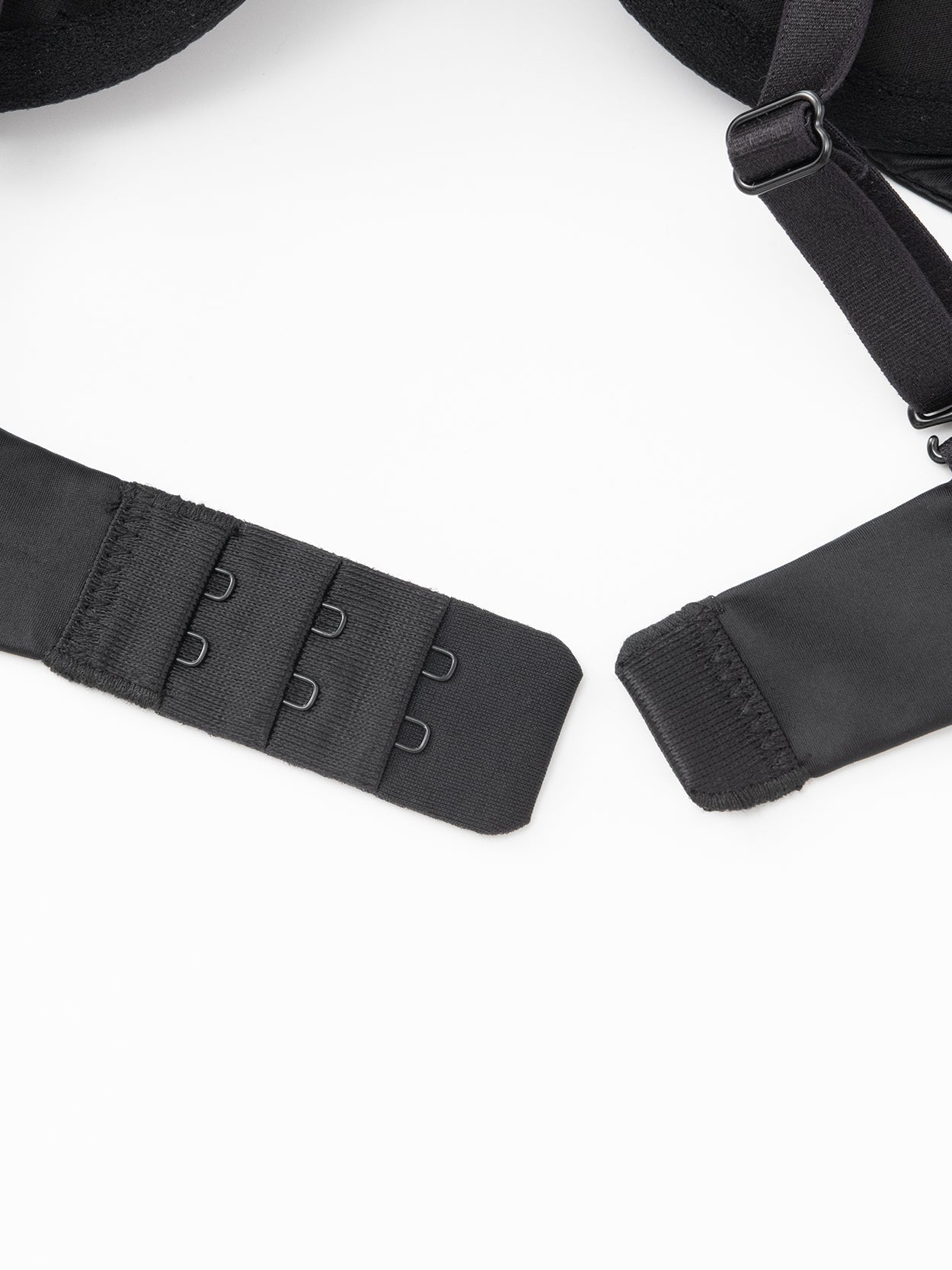 Lightly Padded Plunge Everyday Basic Underwire Bra Black