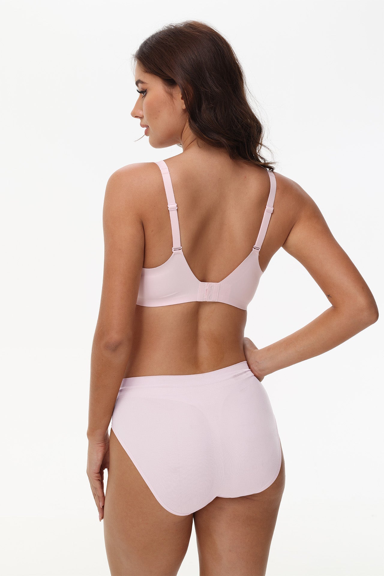Push-Up Bra with V Neck and Pad Insert | Wireless Support T Shirt Bra for Everyday Comfort