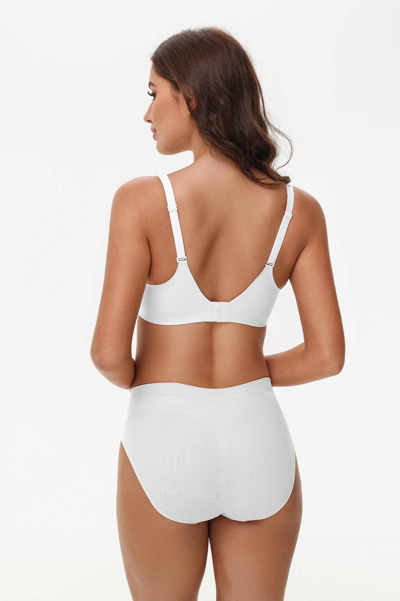 Push-Up Bra with V Neck and Pad Insert | Wireless Support T Shirt Bra for Everyday Comfort