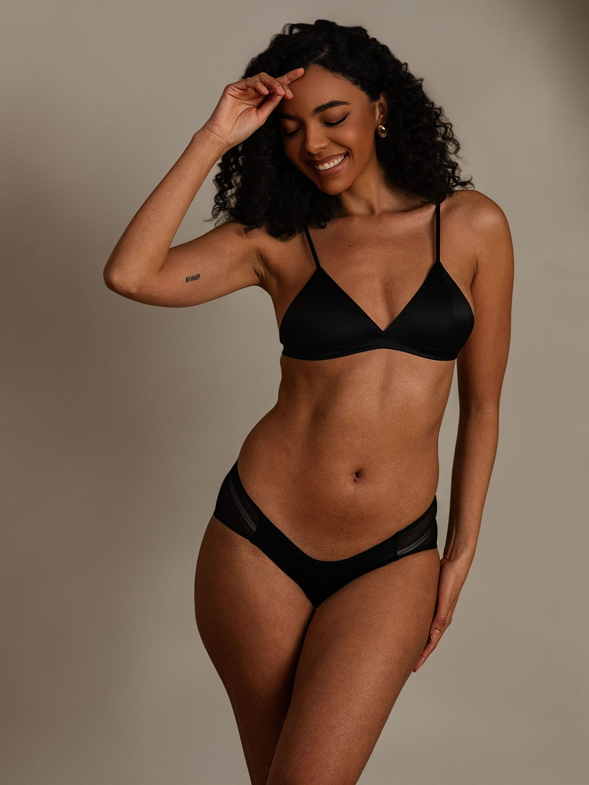 Pure Silk Bra Panty Set-2pcs
