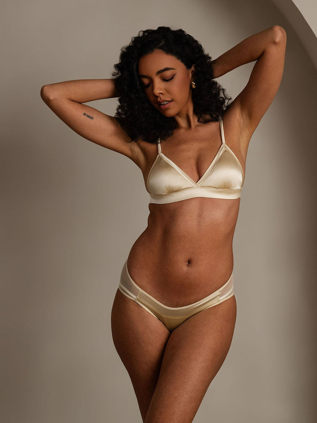 Pure Silk Comfortable Bra & Panty Set