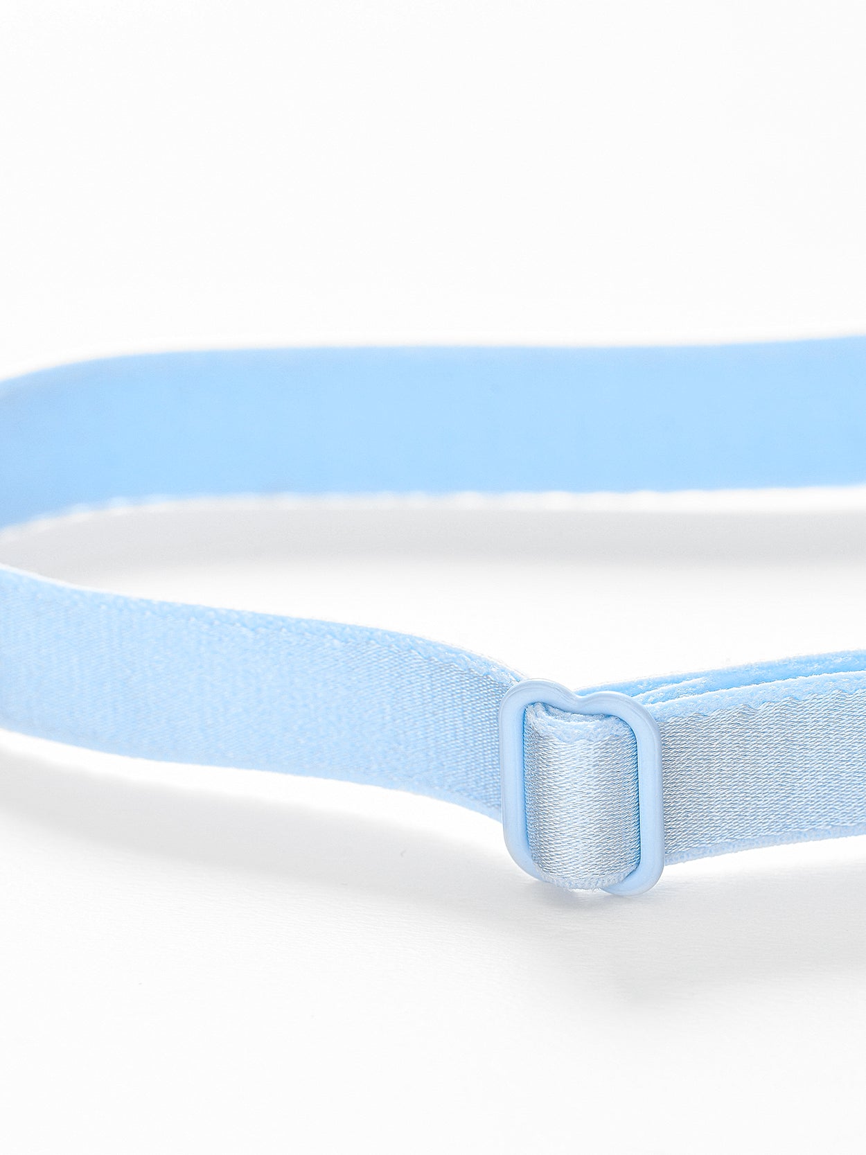 Floral Lace Embroidery Push Up Bra Blue