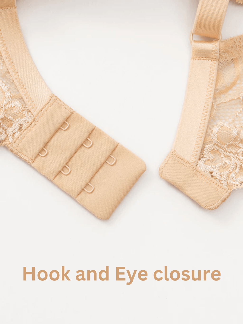 Floral Lace Push-Up Lightly Padded Demi Plunge Underwire Bra Nude