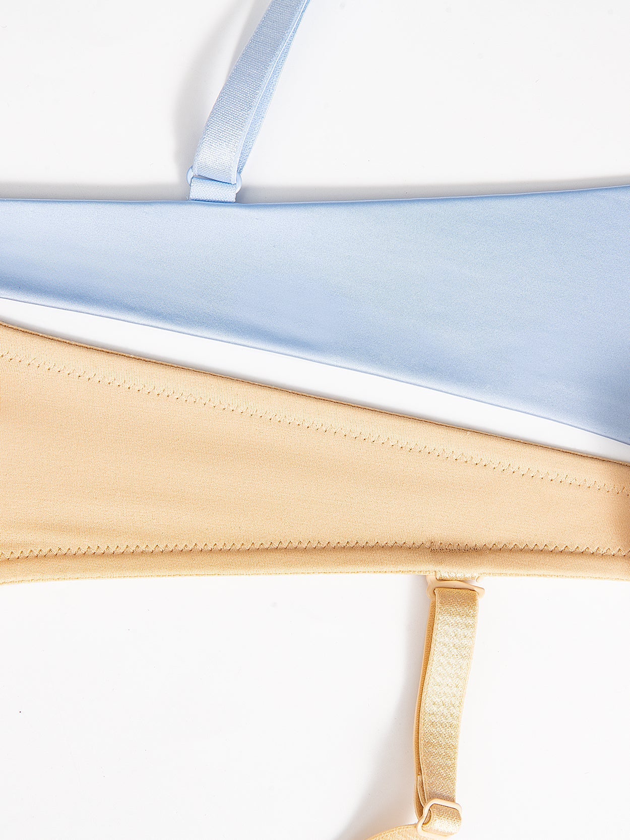 Lightly Padded Plunge Everyday Basic Underwire Bra Nude