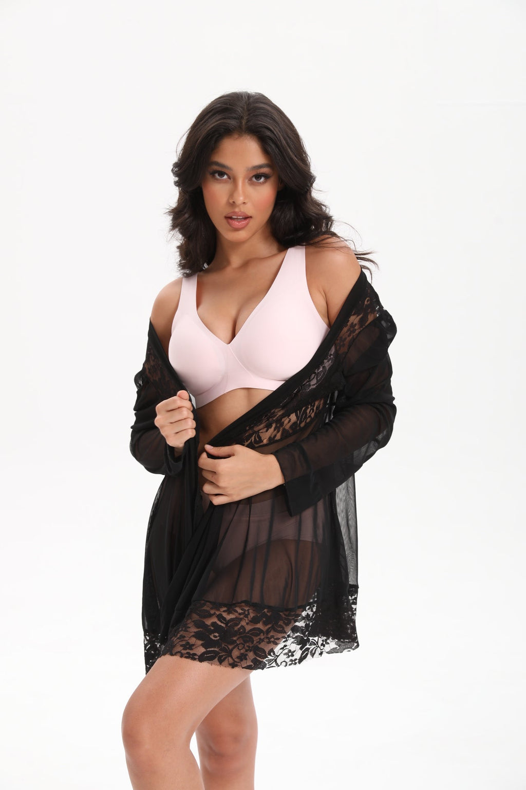 Seamless T-Shirt Sports Bra with Wireless Push-Up Lift | WingsLove Value Essential