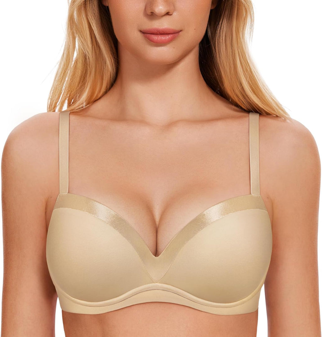 Smooth Lift Seamless Support Bra Nude